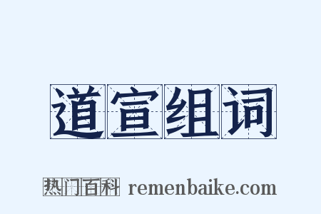 道宣组词是什么意思的图片